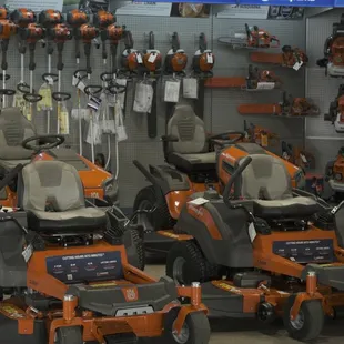 Husqvarna Zero Turn Mowers and Hand Tools.