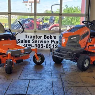 Just a few of the Residential mowers at Tractor Bobs