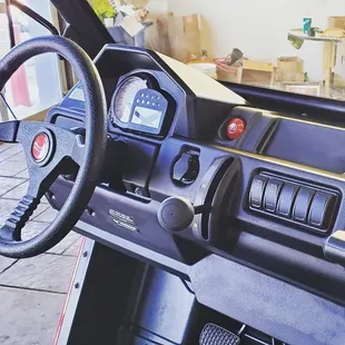 Seriously powerful Diesel UTV Interior