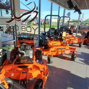 bad boy zero turn mower room