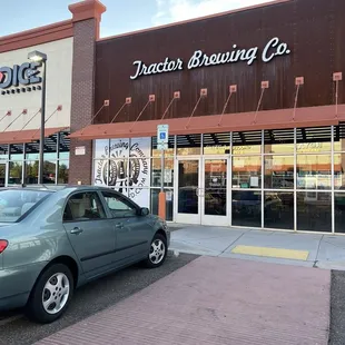 Outside of Tractor Brewing Company