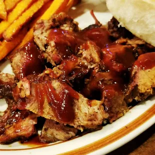 Close up of the burnt ends. So good!!