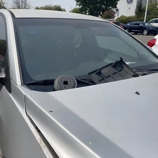 Pieces just left anywhere!