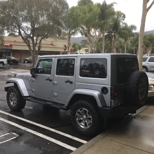 Enjoying our New Jeep