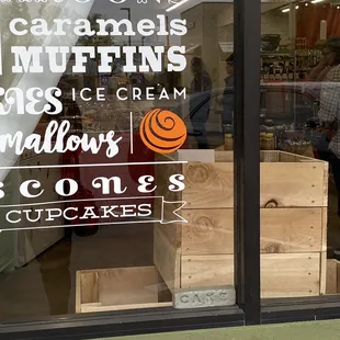 Outside of shop with special guest inside ;-)