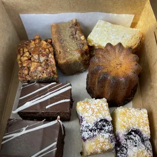 A Bar Bites Box, a random selection of delectable goodies they have to offer.