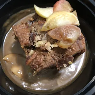 Apple bread pudding