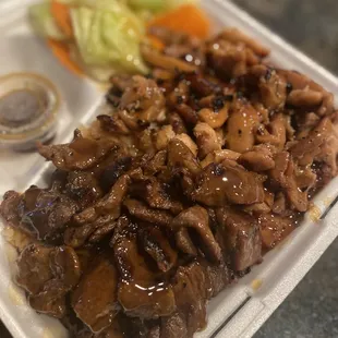 Combo beef &amp; chicken plate