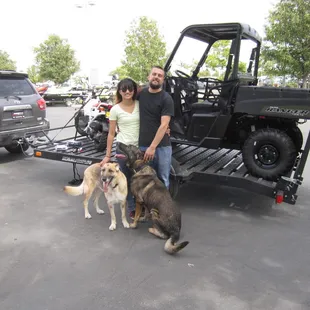 Soufyam with his new #Honda #Ruckus and #Polaris #Ranger ETX. #scooter #utv #sxs