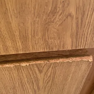 Cabinets in the master vanity