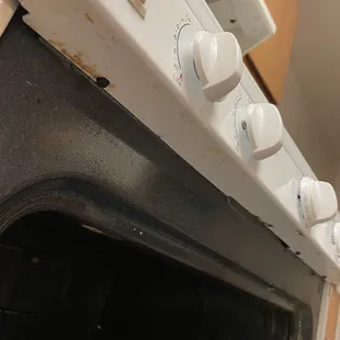 Oven when we moved in- apparently clean