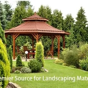 a gazebo in a garden