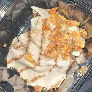 Spicy chicken wrap smh