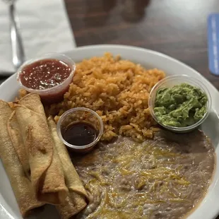 Shredded beef taquito special. That chili oil