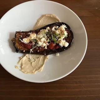 Pomegranate Glazed Eggplant