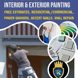Painting house remodels, interior ,exterior