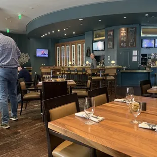 a man in a restaurant