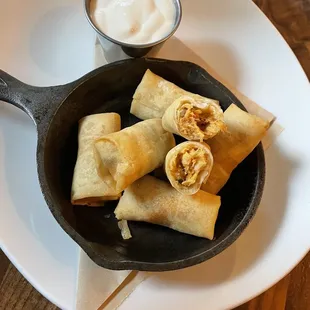 Buffalo Chicken Spring Rolls