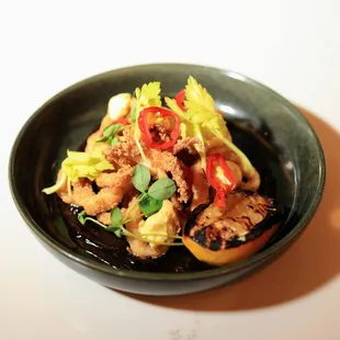 Fried calamari at Trademark