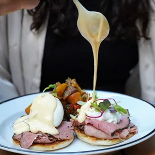 Eggs Benedict at Trademark Bar and Kitchen.