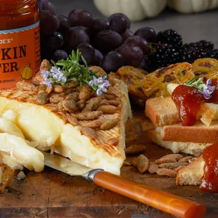 a variety of food items