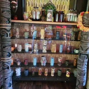 This amazing tiki glass collection