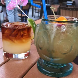 Dark &amp; stormy, mai tai