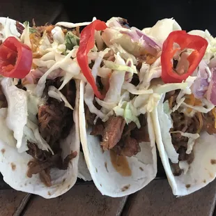 Pork tacos