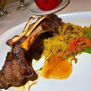 Over Smoked Rack of Lamb