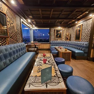 interior, sushi and sashimi