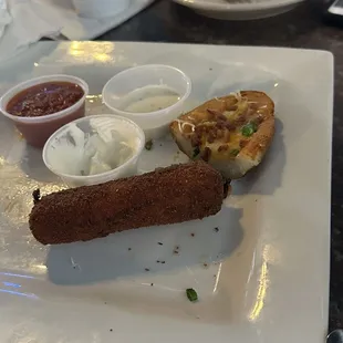 Mozz stick and potato skins