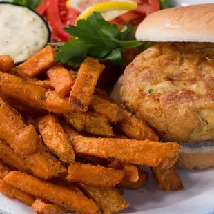 a plate of food