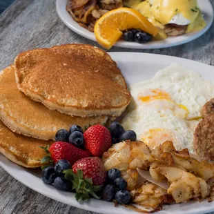 pancakes, food