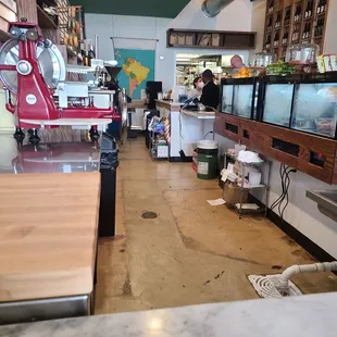 a view of the inside of a store