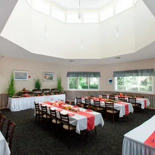 tables set for a function