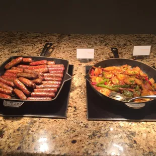 Sausage and seriously amazing breakfast potatoes