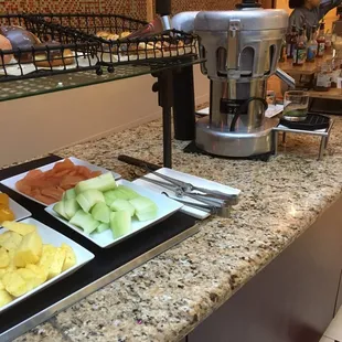 Juicer. Fruits and veggies to make your own juice!