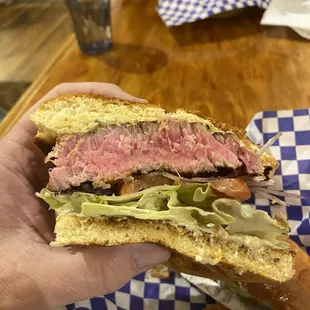 Ahi tuna sandwich