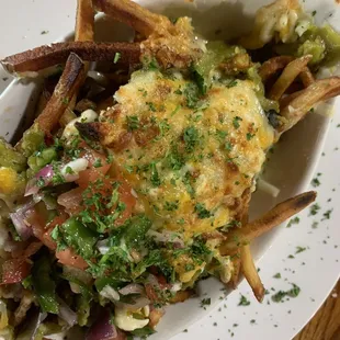 Green chili fries