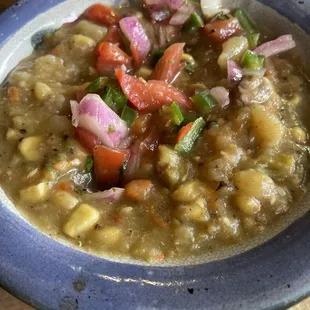 Green chili pork stew