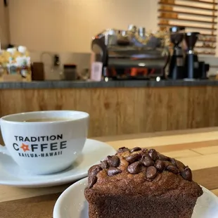 Banana Chocolate and pour over