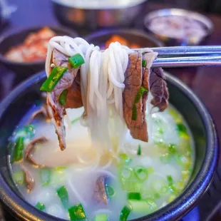 Ox bone soup- light in flavor and clean broth ~ @seattle.food.diva