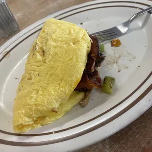 Loaded omelet