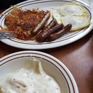Homemade biscuits and gravy amazing