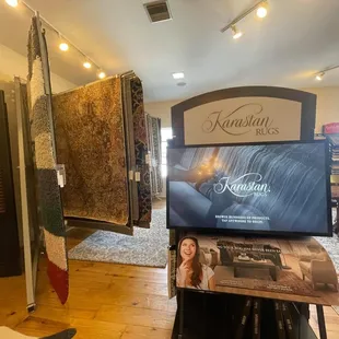 If we don&apos;t have a rug you want in store, then we have tons to look at with our touch screen browser!