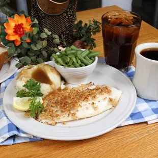 Parmesan crusted Tilapia. Weekend Special for 3/2 and 3/3