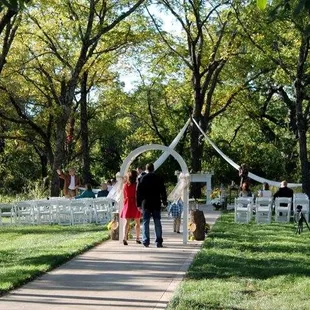 Our wedding site at the top of the hill is the perfect setting for your next memory! Call today to talk about meeting with our event staff!