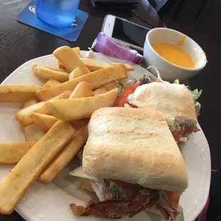 Pictured: steak fries and traditions club