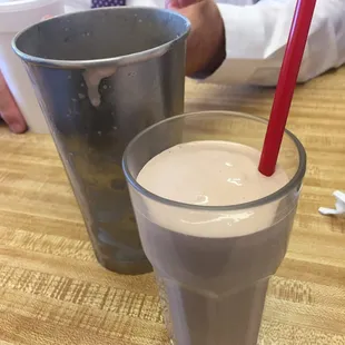 The chocolate malt is so good!  Very malty.