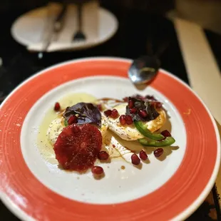 a plate of food on a table